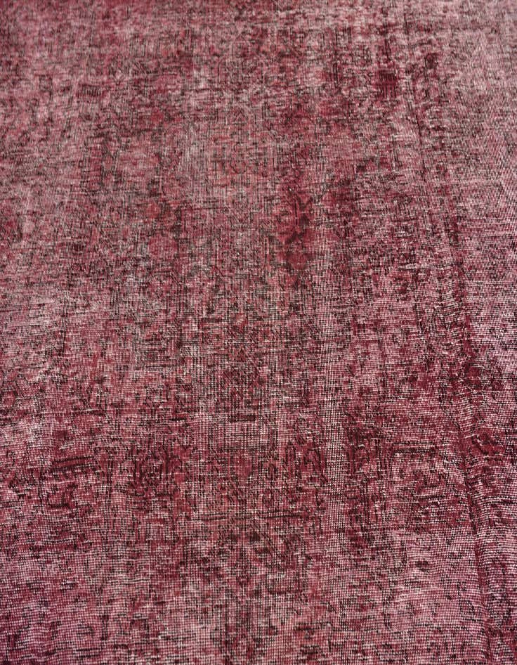 Detail image of  6' 5 x 9' 6  Hand Knotted Ultra Vintage Persian Wool Rug