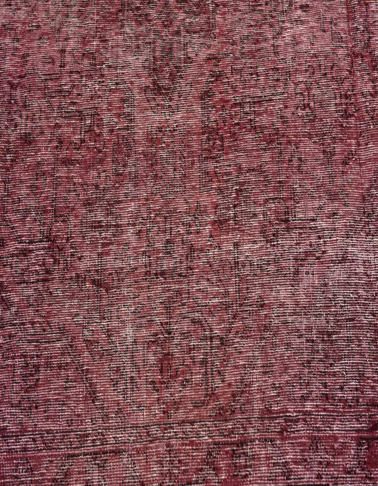 Detail image of  6' 5 x 9' 6  Hand Knotted Ultra Vintage Persian Wool Rug