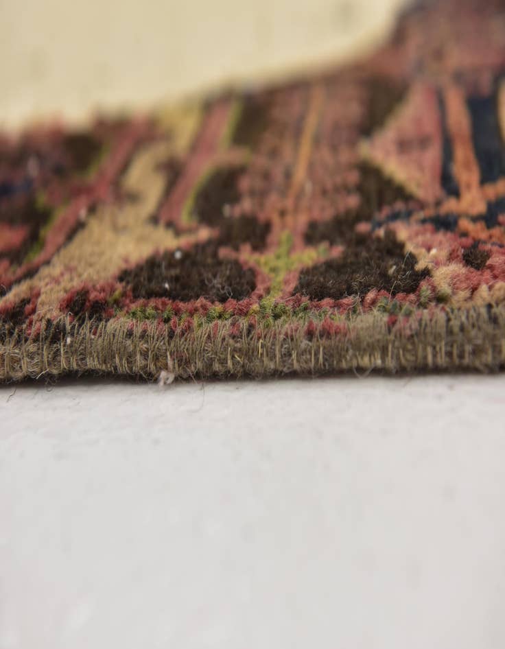 Detail image of  6' 7 x 9' 6  Hand Knotted Ultra Vintage Persian Wool Rug