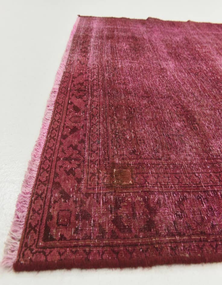 Detail image of  4' x 6' 6  Hand Knotted Ultra Vintage Persian Wool Rug