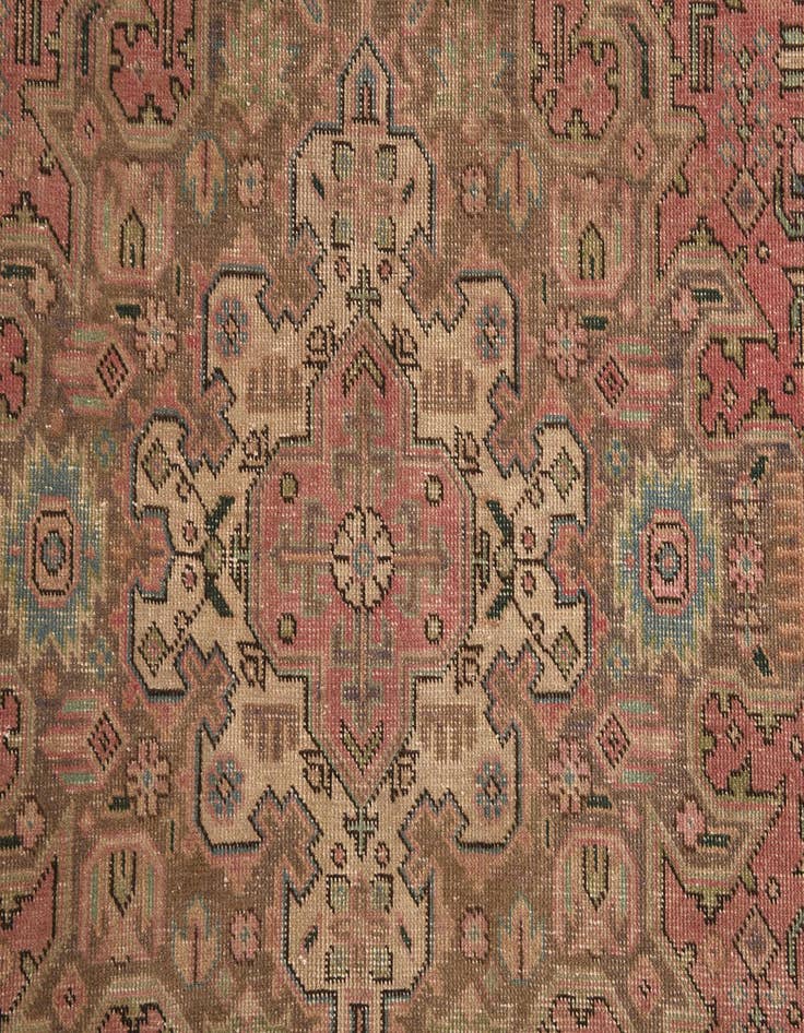Detail image of 9' 8 x 12' 8 Hand Knotted Ultra Vintage Persian Wool Rug