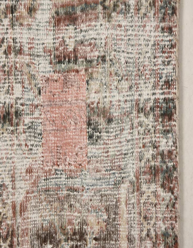 Detail image of  7' 1 x 10' 3  Hand Knotted Ultra Vintage Persian Wool Rug