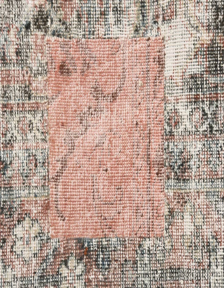 Detail image of  7' 1 x 10' 3  Hand Knotted Ultra Vintage Persian Wool Rug