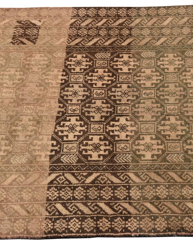 Detail image of  3' x 4' 8  Hand Knotted Ultra Vintage Persian Wool Rug