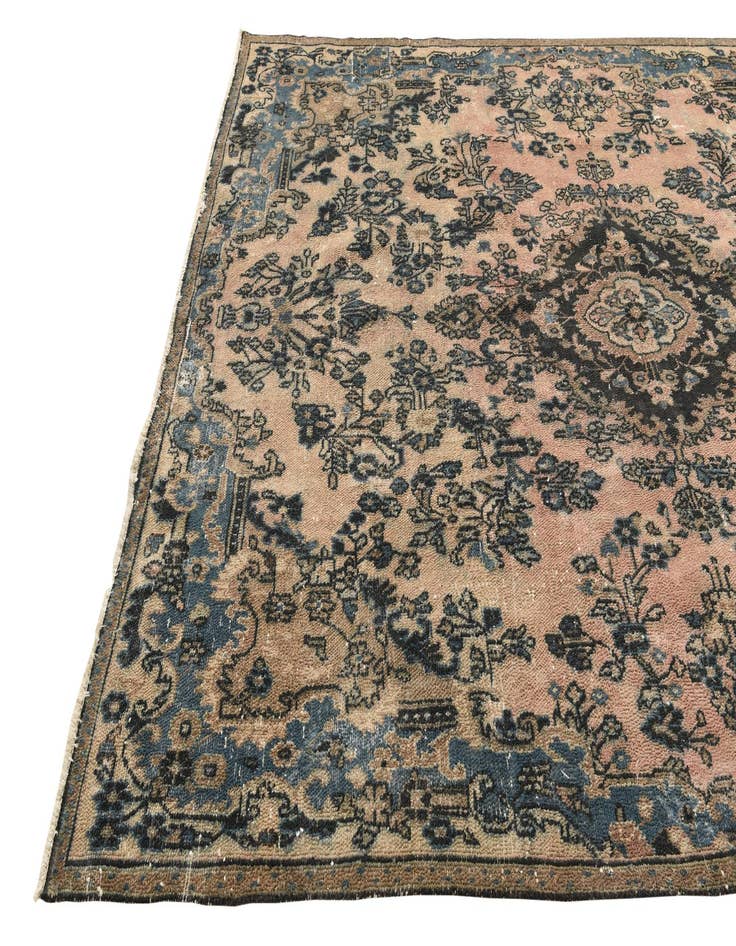 Detail image of  7' 10 x 10' 4  Hand Knotted Ultra Vintage Persian Wool Rug