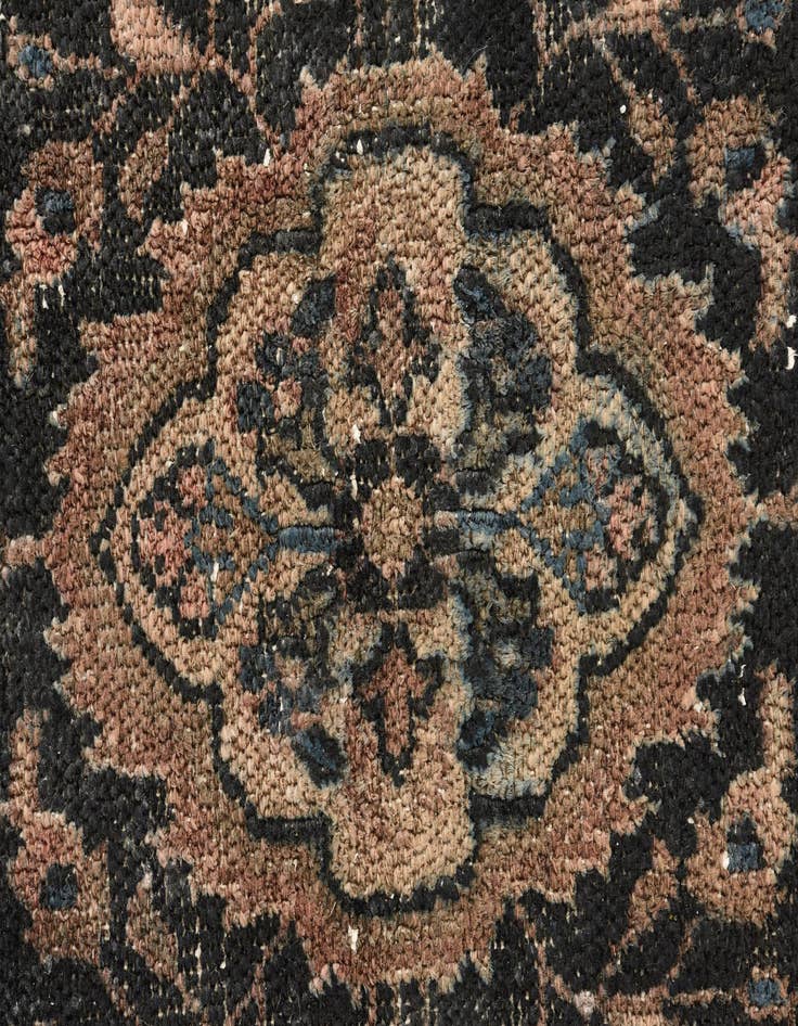 Detail image of  7' 10 x 10' 4  Hand Knotted Ultra Vintage Persian Wool Rug