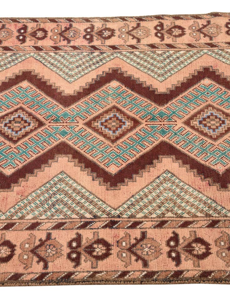 Detail image of  3' 6 x 6' 1  Hand Knotted Ultra Vintage Persian Wool Rug