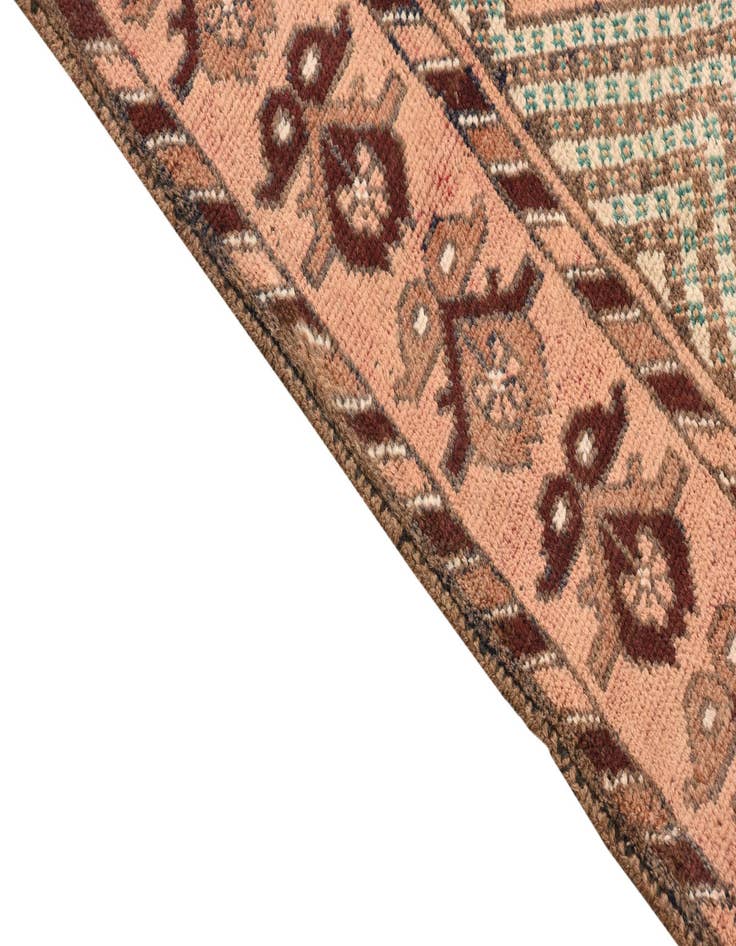 Detail image of  3' 6 x 6' 1  Hand Knotted Ultra Vintage Persian Wool Rug