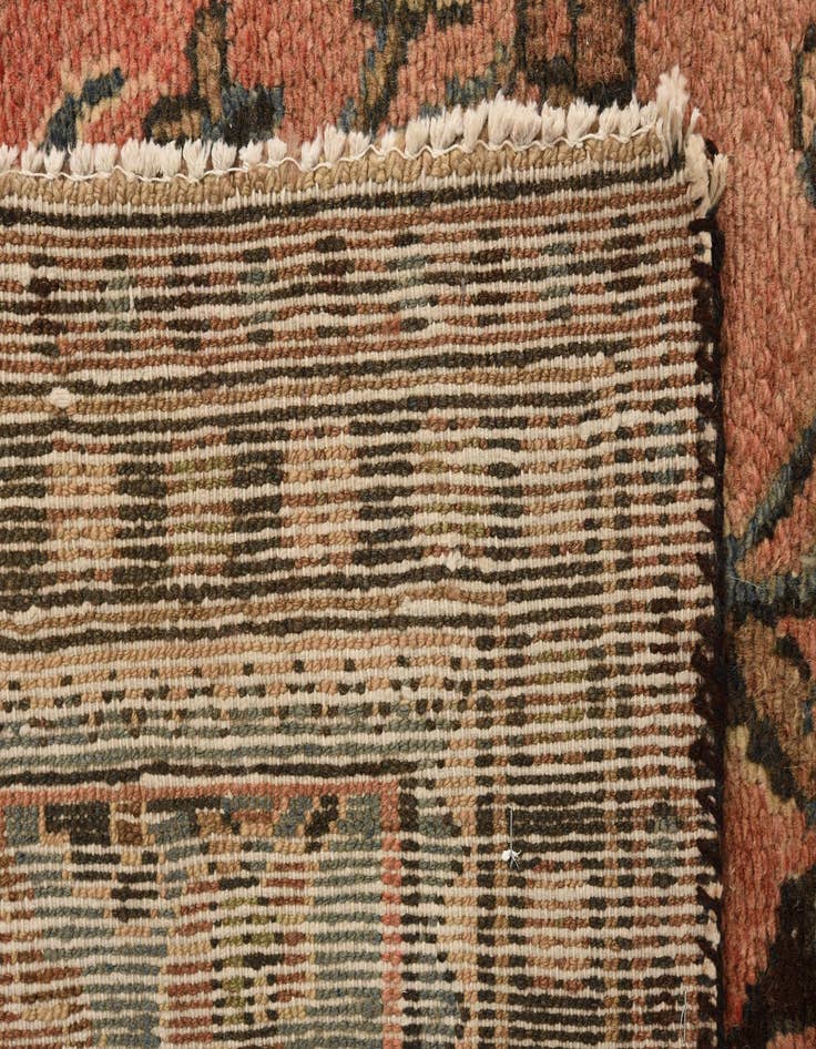 Detail image of  6' 6 x 10'  Hand Knotted Ultra Vintage Persian Wool Rug