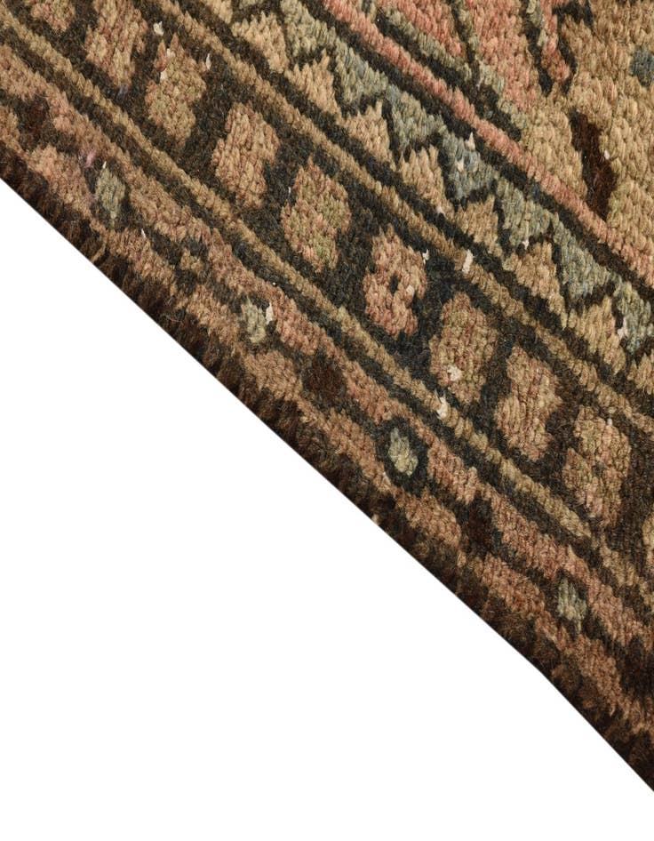 Detail image of  6' 6 x 10'  Hand Knotted Ultra Vintage Persian Wool Rug