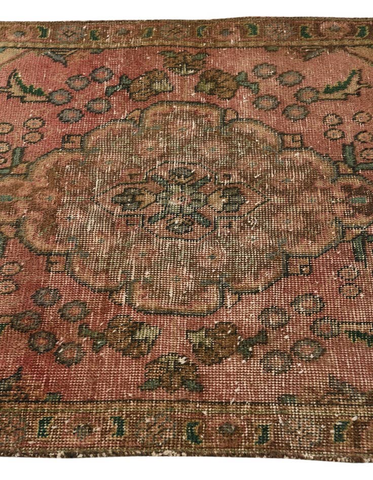Detail image of  3' x 4' 9  Hand Knotted Ultra Vintage Persian Wool Rug