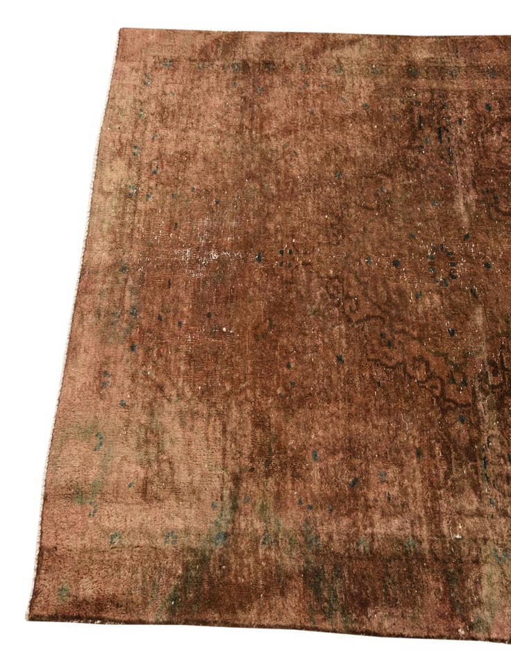 Detail image of  3' 10 x 6' 6  Hand Knotted Ultra Vintage Persian Wool Rug