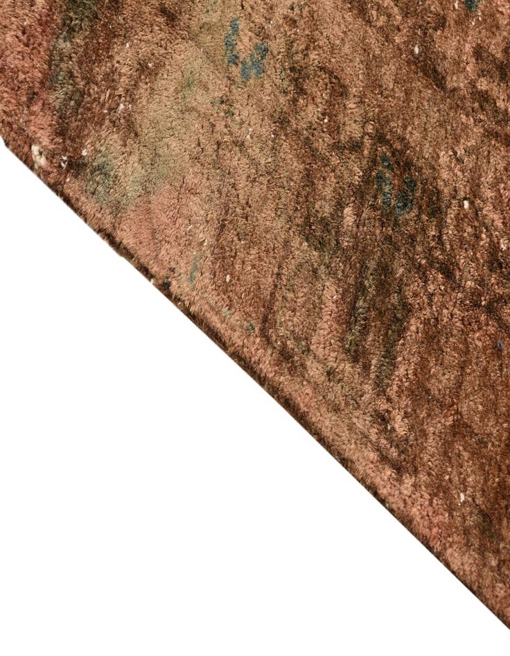 Detail image of  3' 10 x 6' 6  Hand Knotted Ultra Vintage Persian Wool Rug