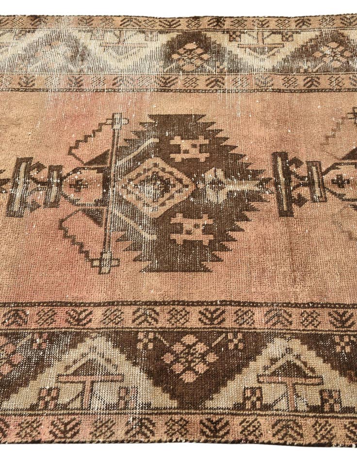 Detail image of  4' x 6' 7  Hand Knotted Ultra Vintage Persian Wool Rug