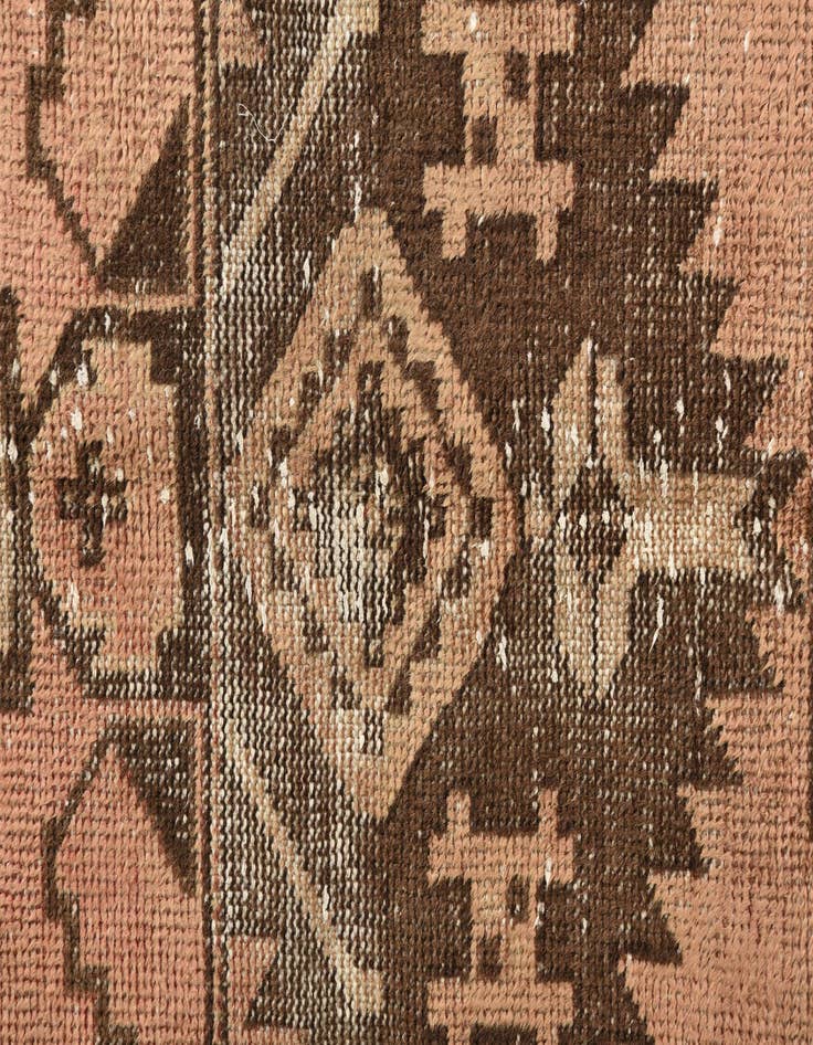 Detail image of  4' x 6' 7  Hand Knotted Ultra Vintage Persian Wool Rug