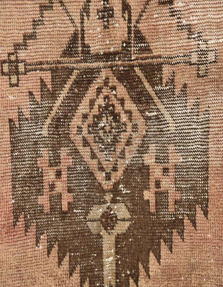 Detail image of  4' x 6' 7  Hand Knotted Ultra Vintage Persian Wool Rug