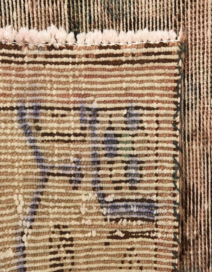 Detail image of  3' 7 x 5' 8  Hand Knotted Ultra Vintage Persian Wool Rug