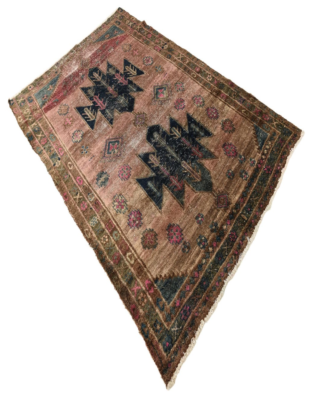 Rust Red 5' 3 x 8' 4 Hand Knotted Ultra Vintage Persian Wool Rug | Rugs.com