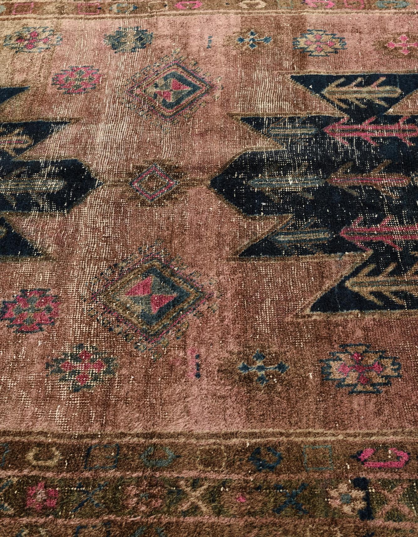 Rust Red 5' 3 x 8' 4 Hand Knotted Ultra Vintage Persian Wool Rug | Rugs.com