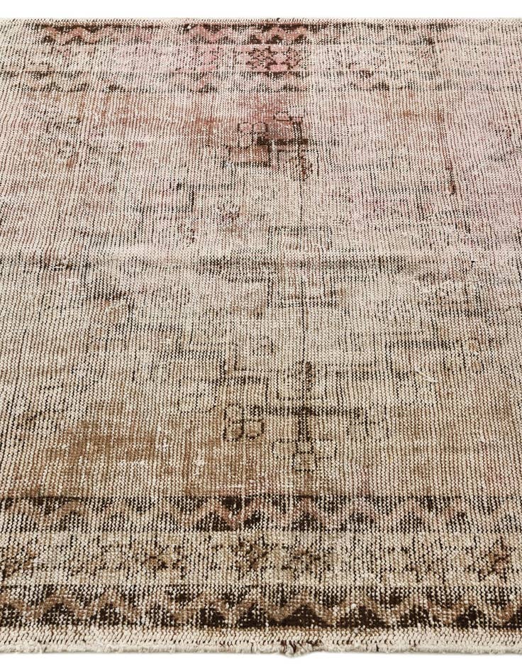 Detail image of  4' x 6' 5  Hand Knotted Ultra Vintage Persian Wool Rug
