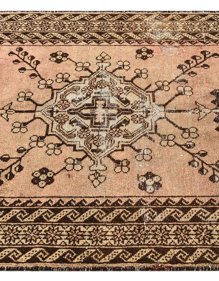 Detail image of  4' x 6' 4  Hand Knotted Ultra Vintage Persian Wool Rug