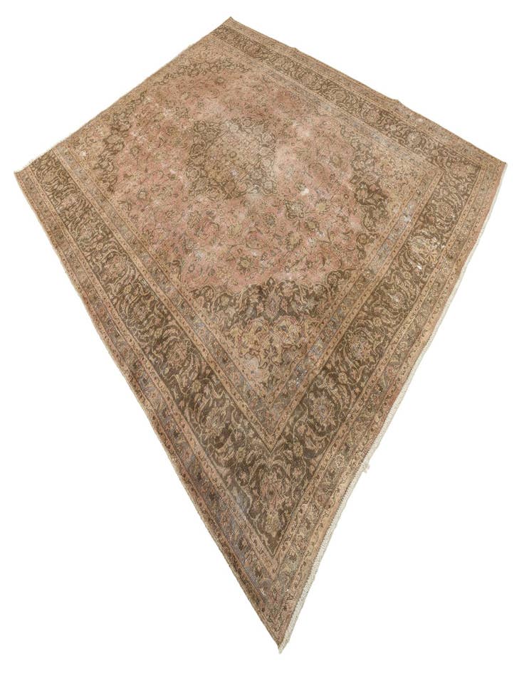 Detail image of  8' 3 x 10' 1  Hand Knotted Ultra Vintage Persian Wool Rug