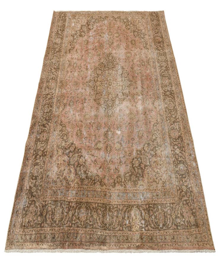 Detail image of  8' 3 x 10' 1  Hand Knotted Ultra Vintage Persian Wool Rug