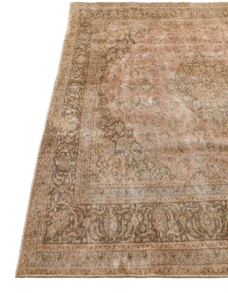 Detail image of  8' 3 x 10' 1  Hand Knotted Ultra Vintage Persian Wool Rug