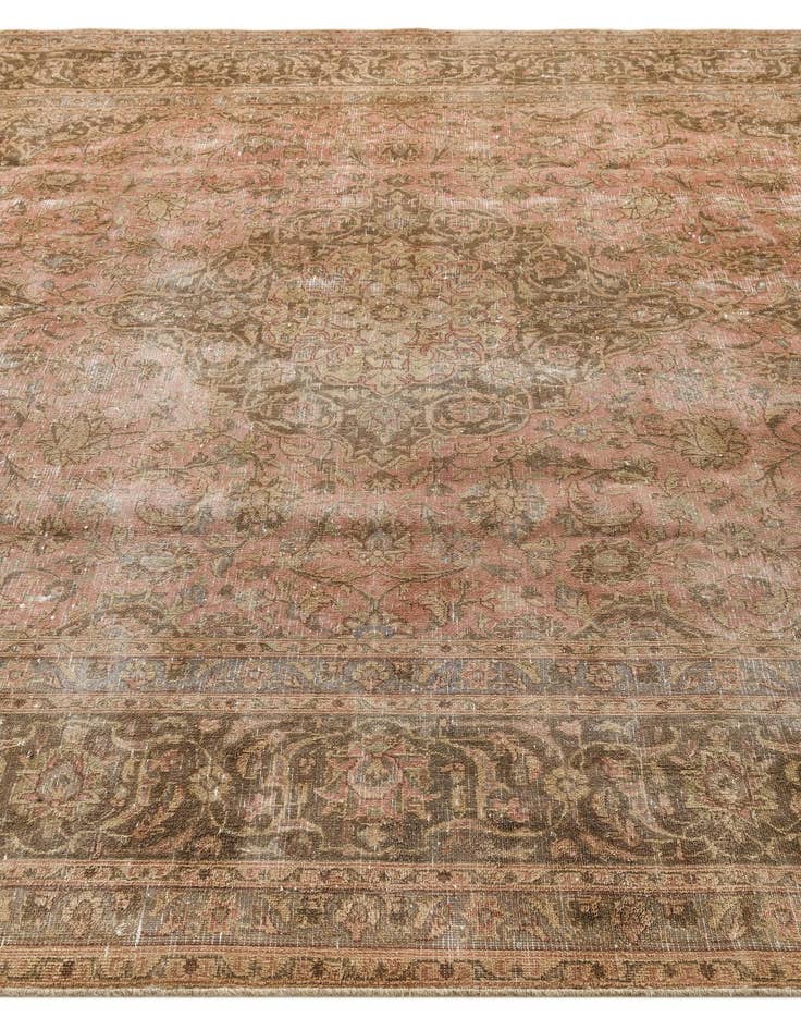 Detail image of  8' 3 x 10' 1  Hand Knotted Ultra Vintage Persian Wool Rug