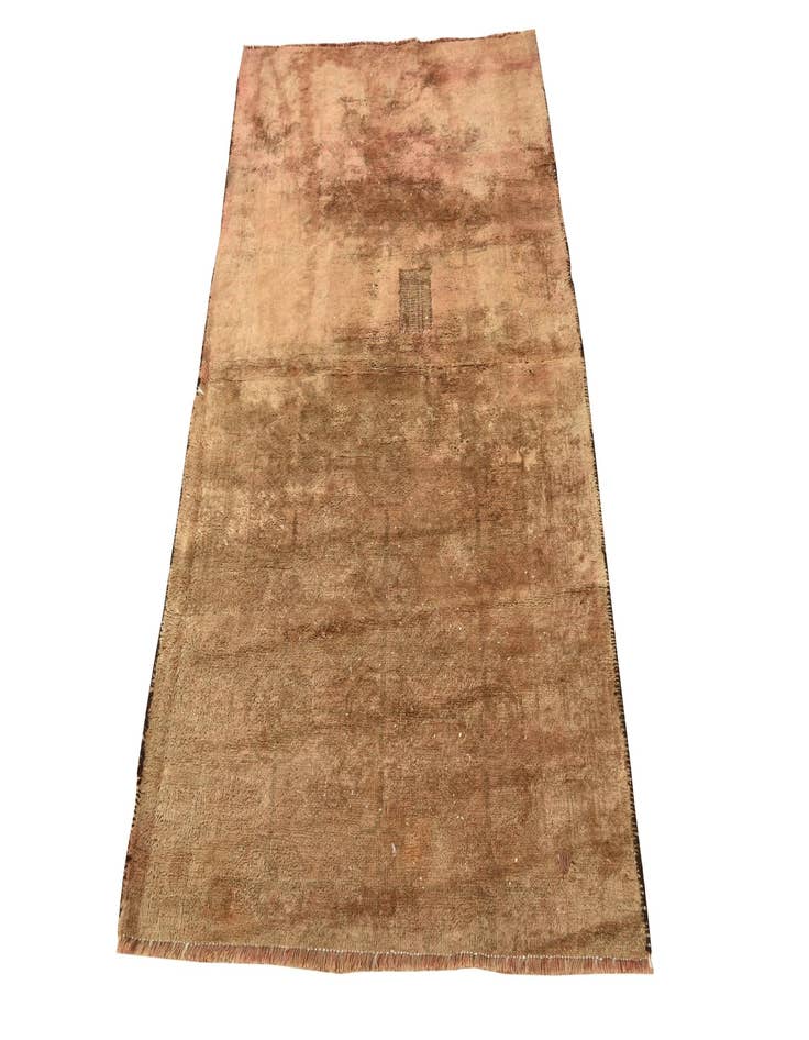 Detail image of  3' 3 x 5' 5  Hand Knotted Ultra Vintage Persian Wool Rug