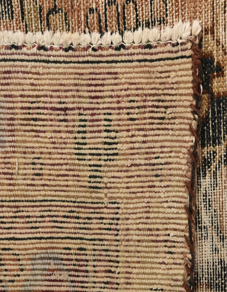 Detail image of  4' x 6' 6  Hand Knotted Ultra Vintage Persian Wool Rug