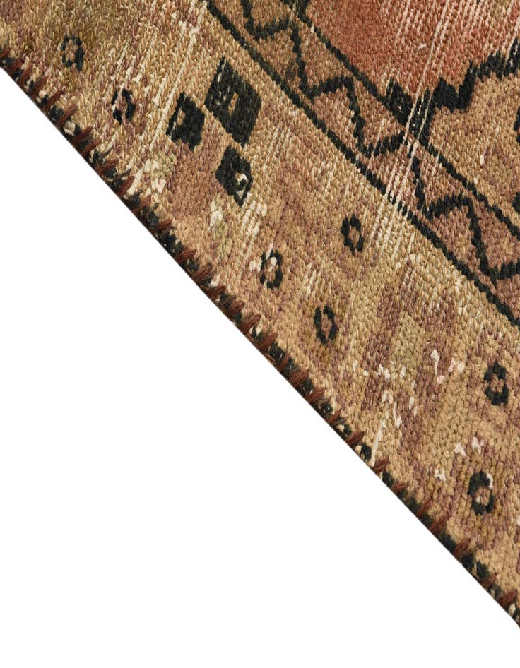 Detail image of  4' x 6' 6  Hand Knotted Ultra Vintage Persian Wool Rug