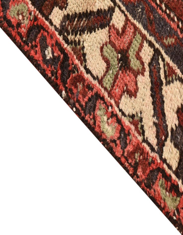 Detail image of  3' 5 x 5' 7  Hand Knotted Ultra Vintage Persian Wool Rug