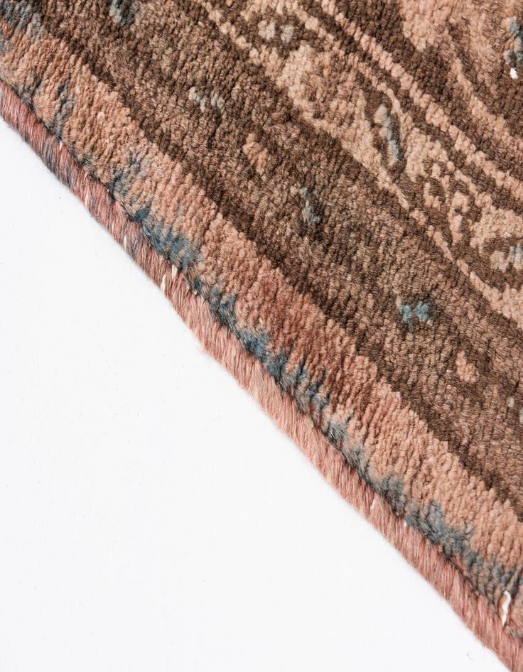 Detail image of  7' 3 x 10' 2  Hand Knotted Ultra Vintage Persian Wool Rug