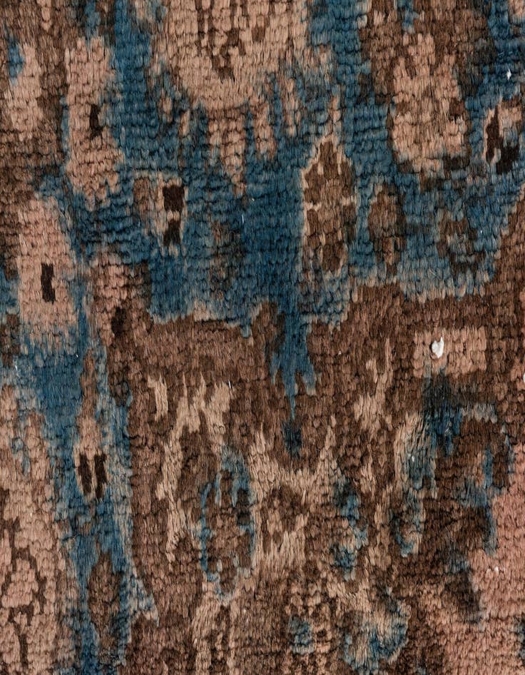 Detail image of  7' 3 x 10' 2  Hand Knotted Ultra Vintage Persian Wool Rug