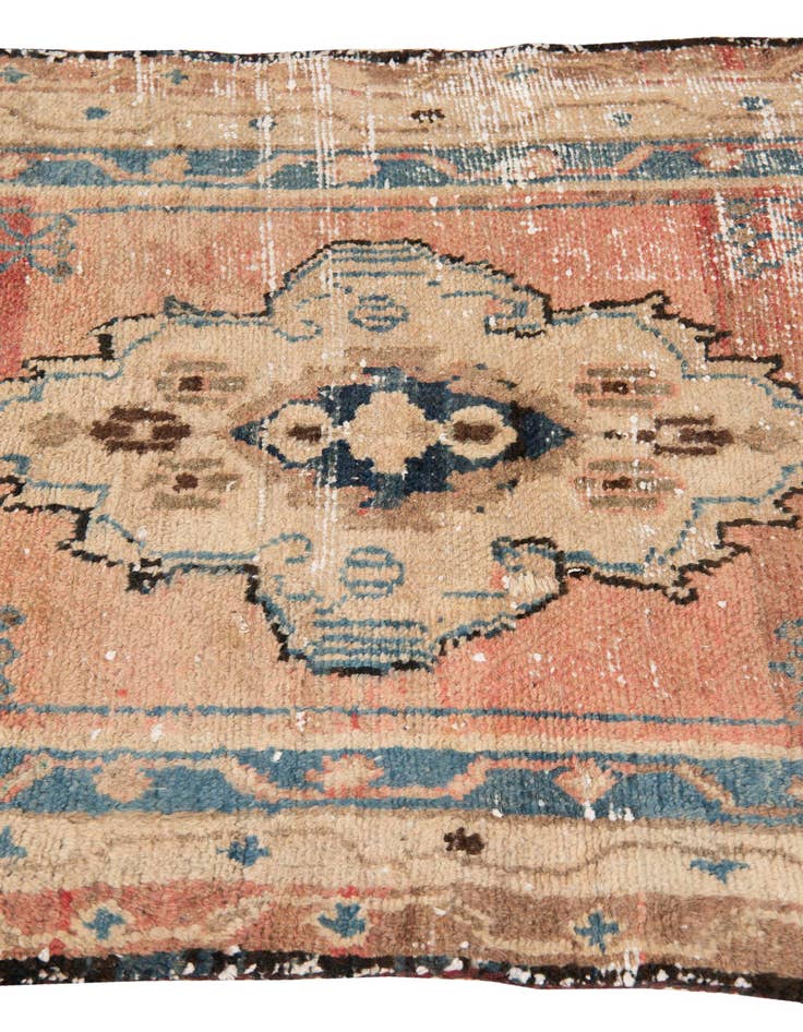 Detail image of  3' 2 x 5' 8  Hand Knotted Ultra Vintage Persian Wool Rug