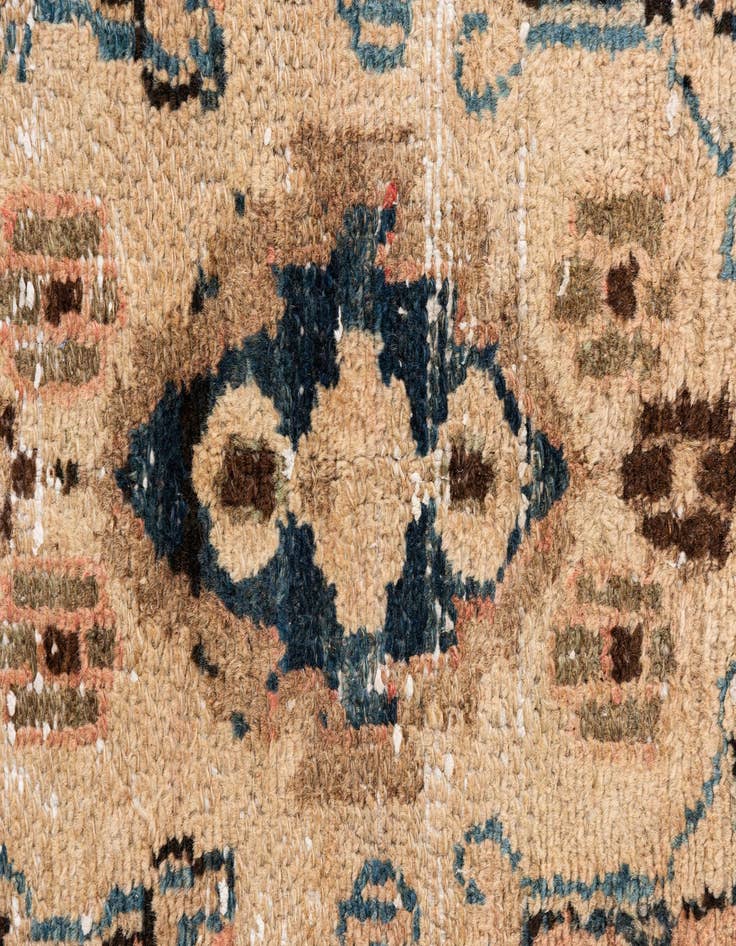 Detail image of  3' 2 x 5' 8  Hand Knotted Ultra Vintage Persian Wool Rug
