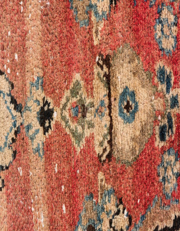 Detail image of  3' 2 x 5' 8  Hand Knotted Ultra Vintage Persian Wool Rug