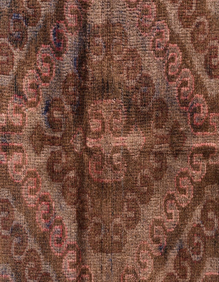 Detail image of  3' 10 x 6' 3  Hand Knotted Ultra Vintage Persian Wool Rug