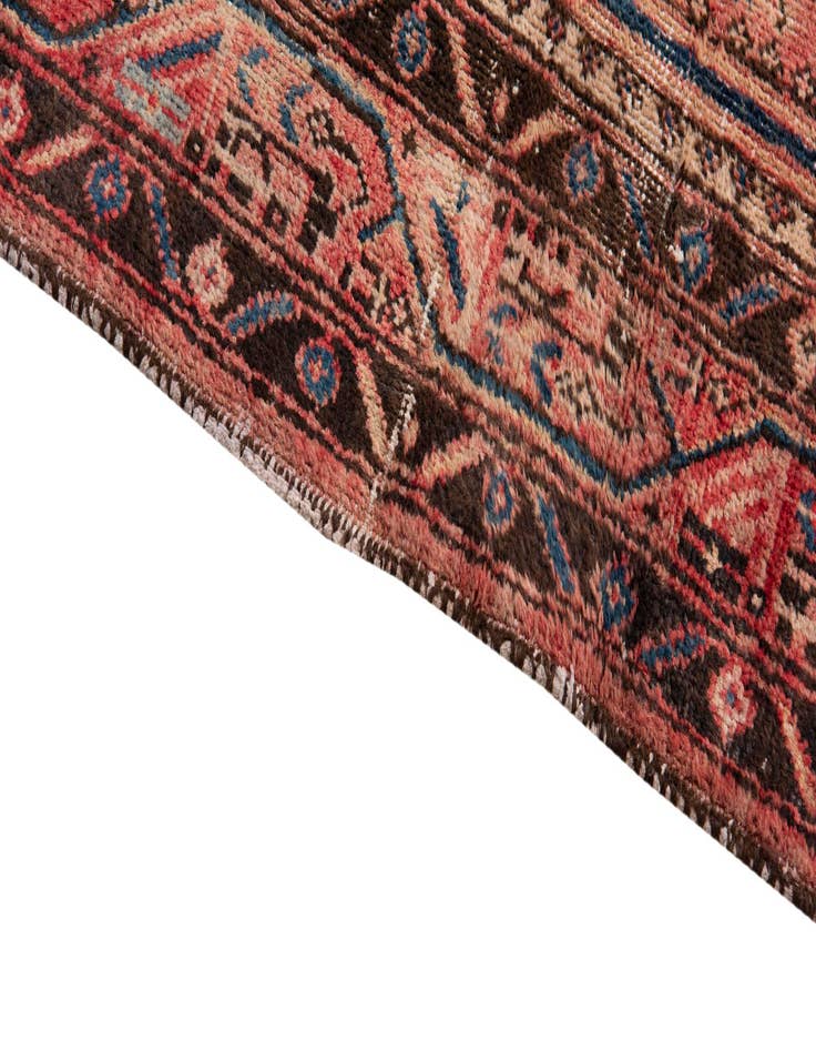Detail image of  4' 3 x 6' 2  Hand Knotted Ultra Vintage Persian Wool Rug