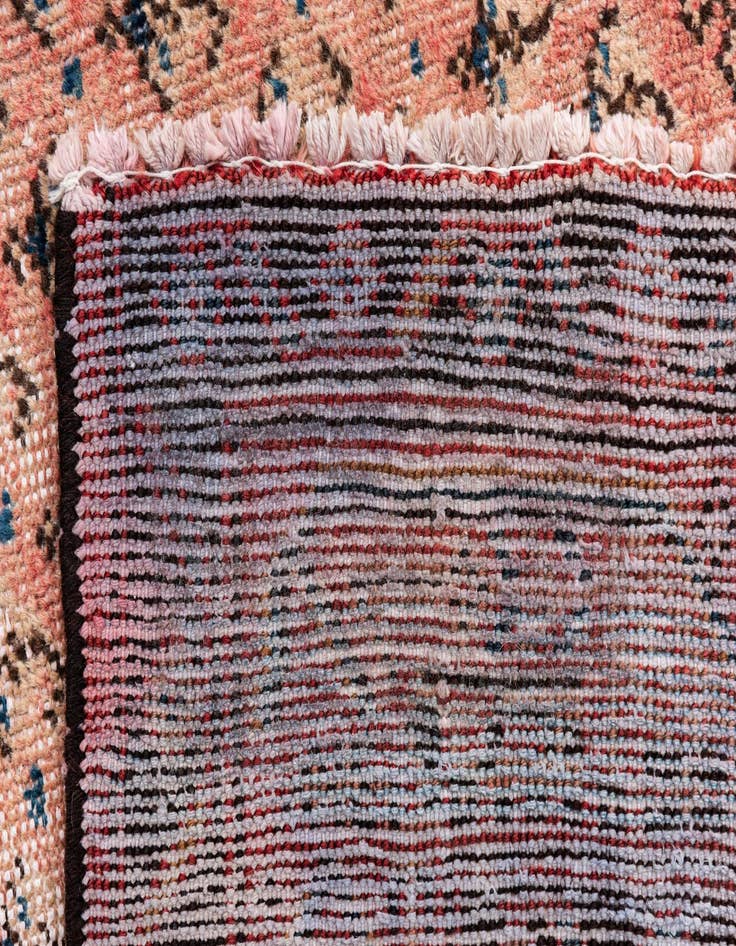 Detail image of  4' 3 x 6' 2  Hand Knotted Ultra Vintage Persian Wool Rug