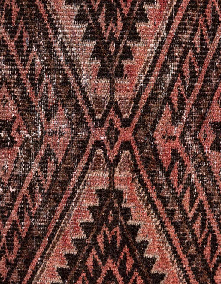 Detail image of  3' 10 x 6' 7  Hand Knotted Ultra Vintage Persian Wool Rug