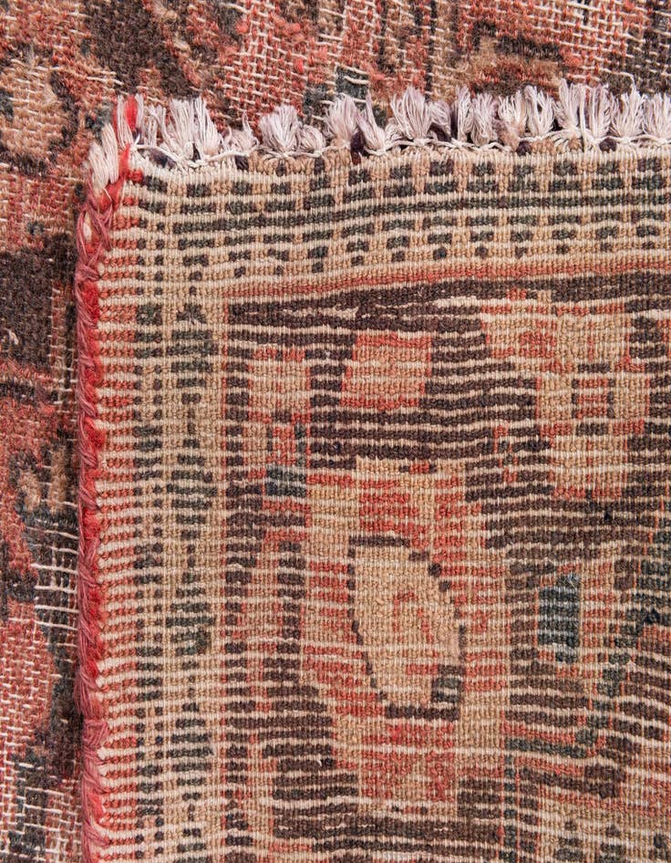 Detail image of  4' x 6' 2  Hand Knotted Ultra Vintage Persian Wool Rug