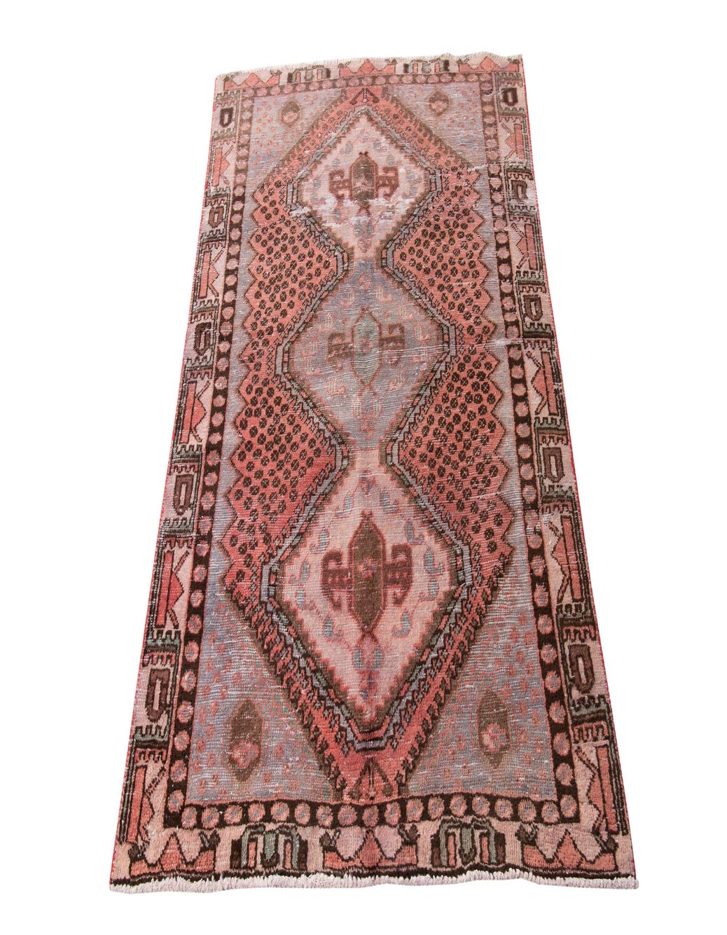 Rust Red 4' 5 x 6' 3 Hand Knotted Ultra Vintage Persian Wool Rug | Rugs.com