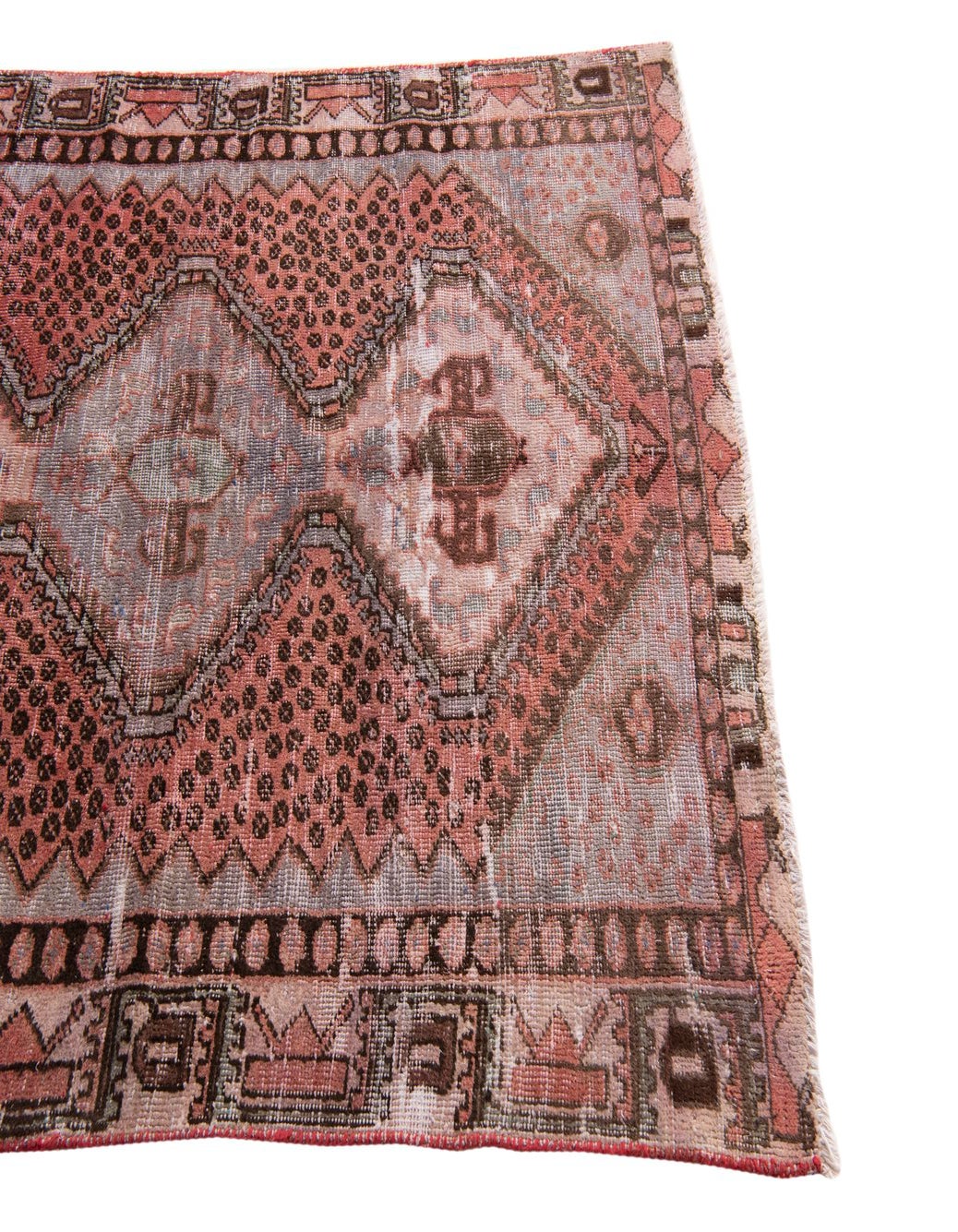 Rust Red 4' 5 x 6' 3 Hand Knotted Ultra Vintage Persian Wool Rug | Rugs.com