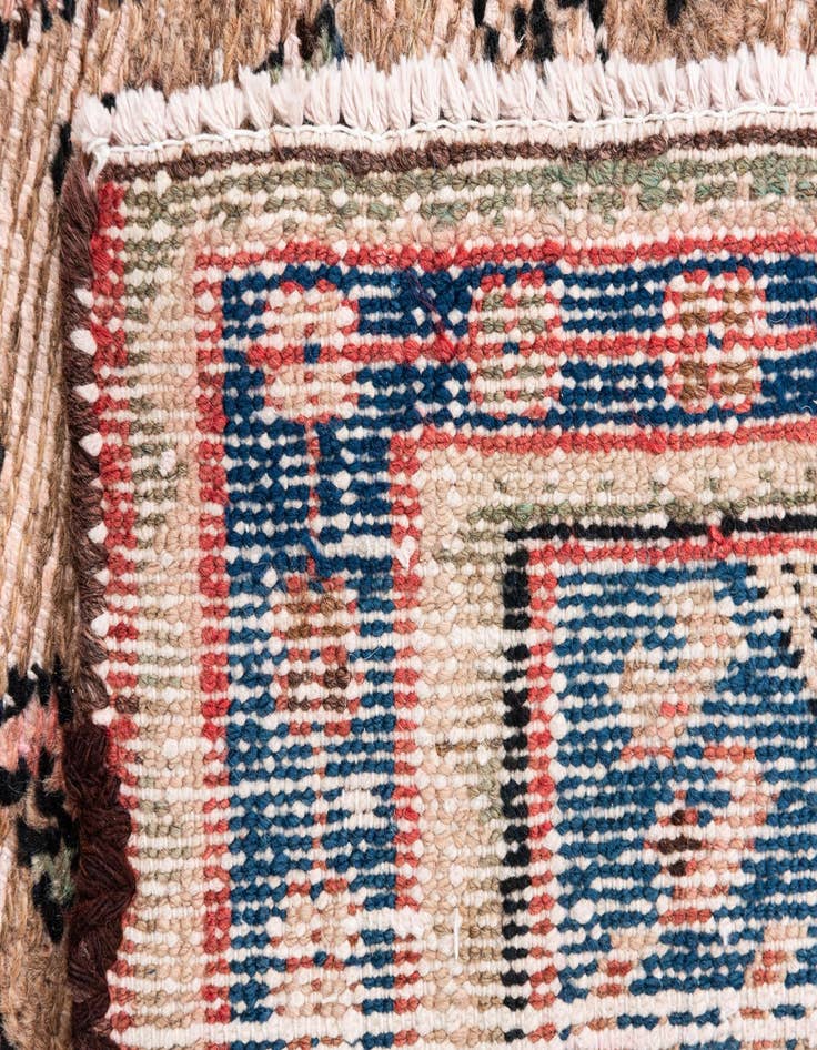 Detail image of  3' 2 x 5' 10  Hand Knotted Ultra Vintage Persian Wool Rug