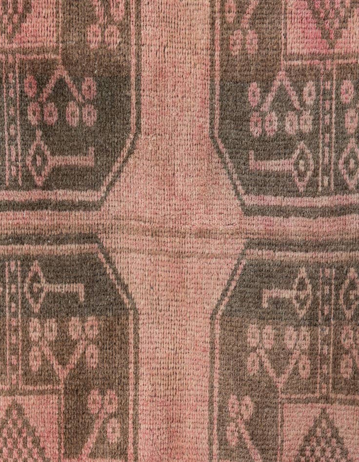 Detail image of  3' 9 x 6' 5  Hand Knotted Ultra Vintage Persian Wool Rug