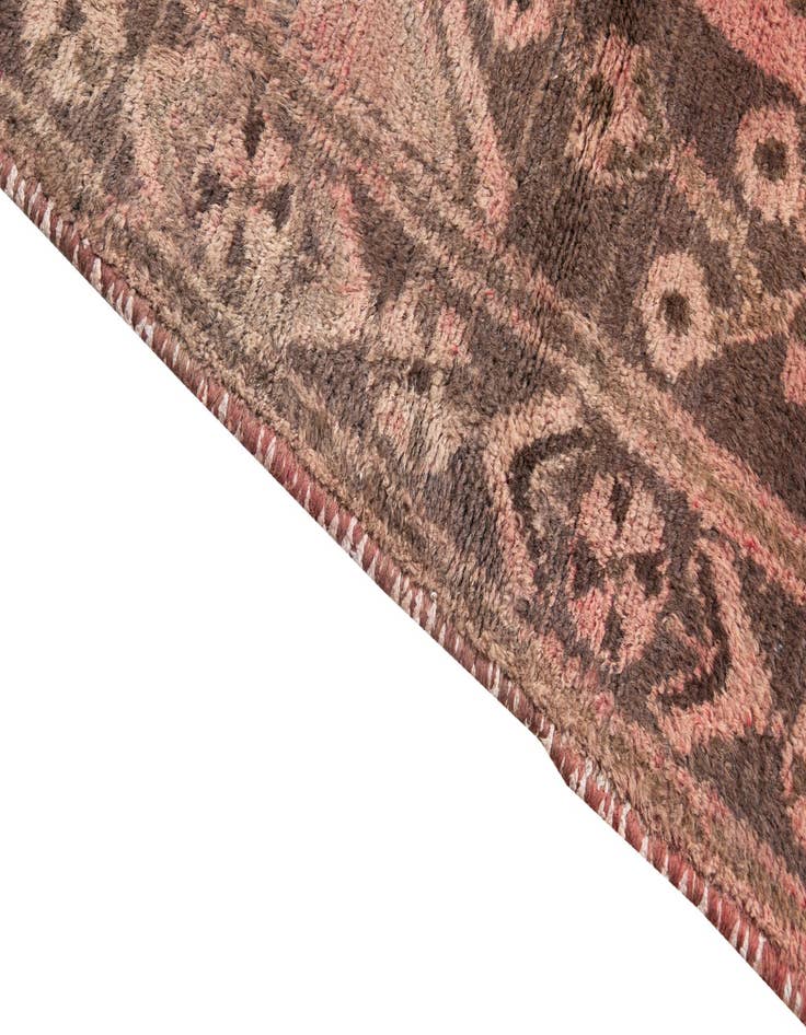 Detail image of  4' 6 x 6' 9  Hand Knotted Ultra Vintage Persian Wool Rug