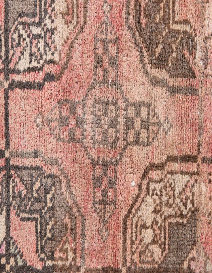 Detail image of  4' 6 x 6' 8  Hand Knotted Ultra Vintage Persian Wool Rug