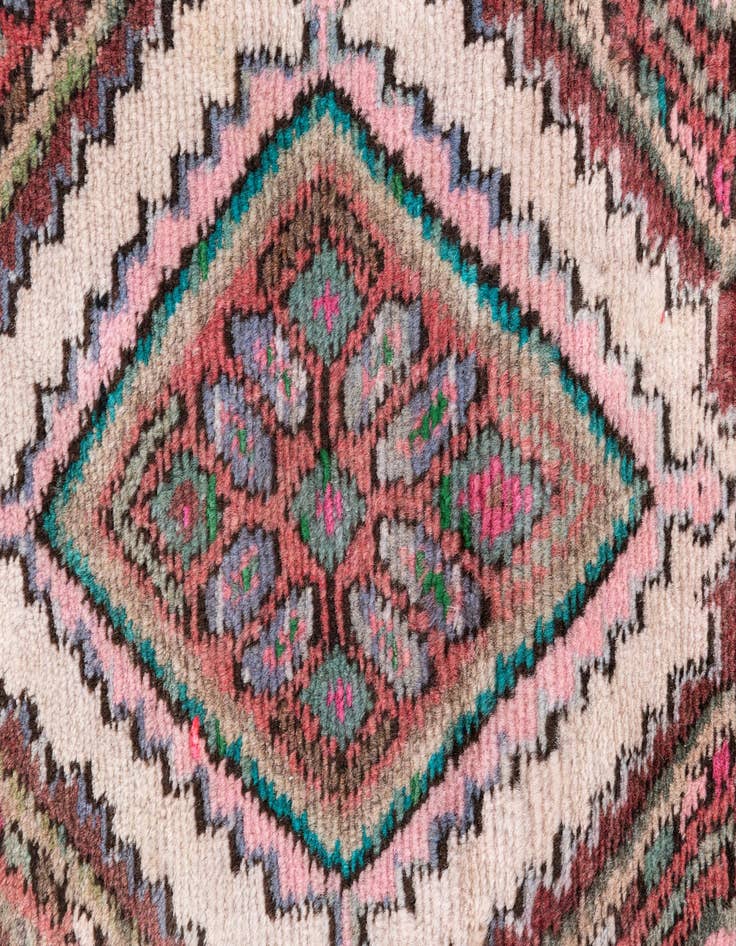 Detail image of  2' 6 x 5'  Hand Knotted Ultra Vintage Persian Wool Rug